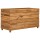 vidaXL Hochbeet 100x40x55 cm Teak Altholz und Stahl