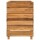 vidaXL Hochbeet 100x40x55 cm Teak Altholz und Stahl