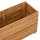 vidaXL Hochbeet 100x40x55 cm Teak Altholz und Stahl