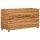 vidaXL Hochbeet 100x40x55 cm Teak Altholz und Stahl