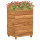 vidaXL Hochbeet 50 x 40 x 72 cm Recyceltes Teakholz und Stahl