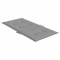 vidaXL Gartenstuhlauflagen f&uuml;r Niedriglehner 4 Stk. Grau 100x50x3 cm