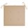 vidaXL Gartenstuhl-Kissen 4 Stk. Beige 40x40x3 cm Oxford-Gewebe