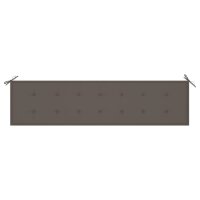 vidaXL Gartenbank-Auflage Taupe 200x50x3 cm Oxford-Gewebe