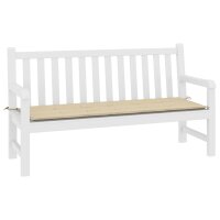 vidaXL Gartenbank-Auflage Beige 200x50x3 cm Oxford-Gewebe