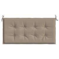 vidaXL Gartenbank-Auflage Taupe 120x50x3 cm Oxford-Gewebe