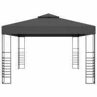 vidaXL Pavillon 3&times;4 m Anthrazit