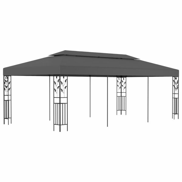 vidaXL Pavillon 3x6 m Anthrazit