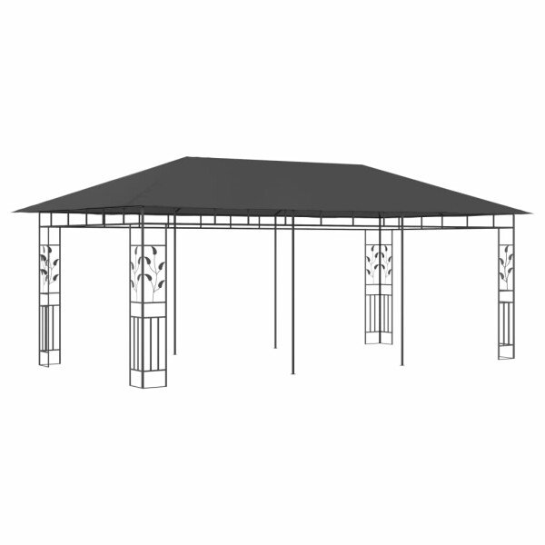 vidaXL Pavillon mit Moskitonetz 6x3x2,73 m Anthrazit