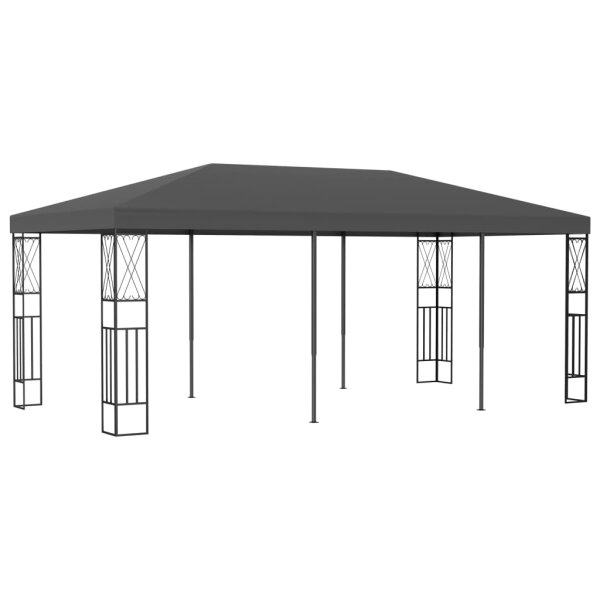 vidaXL Pavillon 3x6 m Anthrazit Stoff