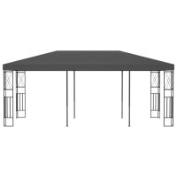 vidaXL Pavillon 3x6 m Anthrazit Stoff