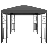 vidaXL Pavillon 3x6 m Anthrazit Stoff