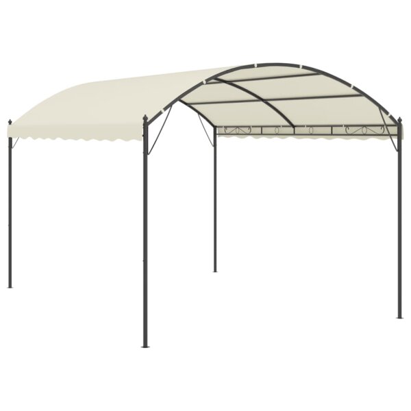 vidaXL Pavillon Stoff Creme