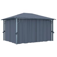 vidaXL Pavillon mit Vorhängen 400×300 cm...