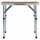 vidaXL Klappbarer Campingtisch Aluminium 60x45 cm