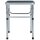 vidaXL Klappbarer Campingtisch Grau Aluminium 60x45 cm