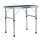 vidaXL Klappbarer Campingtisch Grau Aluminium 60x45 cm