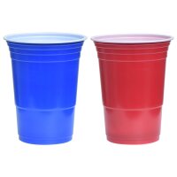 vidaXL Beer-Pong Set 0,5 L Kunststoff