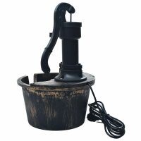 vidaXL Gartenbrunnen mit Pumpe