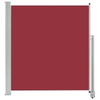 vidaXL Ausziehbare Seitenmarkise 140 x 300 cm Rot