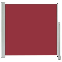 vidaXL Ausziehbare Seitenmarkise 160x300 cm Rot