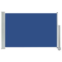 vidaXL Ausziehbare Seitenmarkise 60&times;300 cm Blau