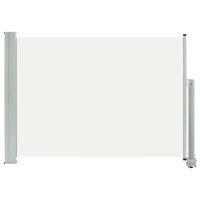 vidaXL Ausziehbare Seitenmarkise 80×300 cm Creme