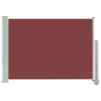 vidaXL Ausziehbare Seitenmarkise 80×300 cm Braun