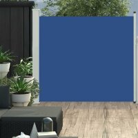 vidaXL Ausziehbare Seitenmarkise 170×300 cm Blau