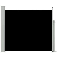 vidaXL Ausziehbare Seitenmarkise 100×300 cm Schwarz