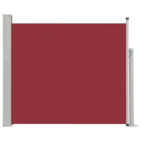 vidaXL Ausziehbare Seitenmarkise 100x300 cm Rot