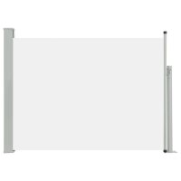 vidaXL Ausziehbare Seitenmarkise 120×500 cm Creme