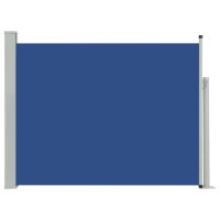 vidaXL Ausziehbare Seitenmarkise 140×500 cm Blau