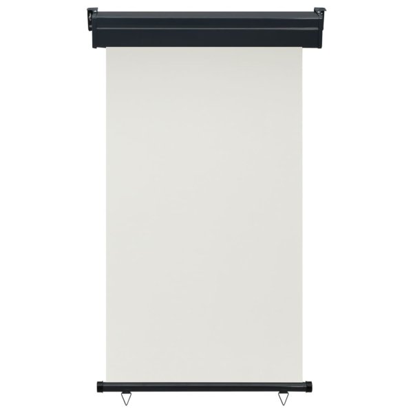vidaXL Balkon-Seitenmarkise 100 × 250 cm Creme