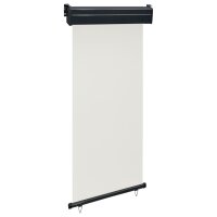 vidaXL Balkon-Seitenmarkise 100 × 250 cm Creme
