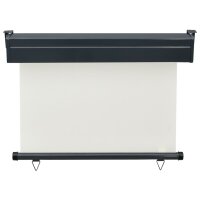 vidaXL Balkon-Seitenmarkise 100 × 250 cm Creme