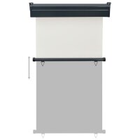 vidaXL Balkon-Seitenmarkise 100 × 250 cm Creme