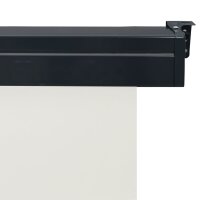 vidaXL Balkon-Seitenmarkise 100 × 250 cm Creme