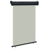 WOWONA Balkon-Seitenmarkise 120 ? 250 cm Grau