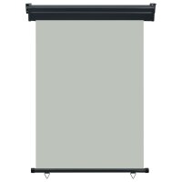 WOWONA Balkon-Seitenmarkise 120 ? 250 cm Grau