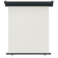 vidaXL Balkon-Seitenmarkise 140 × 250 cm Creme