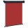 vidaXL Balkon-Seitenmarkise 140 &times; 250 cm Rot