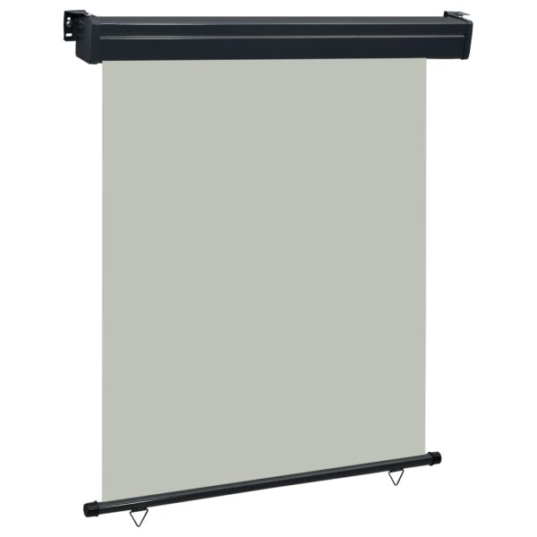 vidaXL Balkon-Seitenmarkise 140 × 250 cm Grau