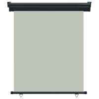 vidaXL Balkon-Seitenmarkise 140 × 250 cm Grau