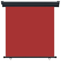 vidaXL Balkon-Seitenmarkise 160 × 250 cm Rot
