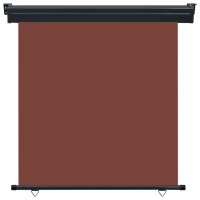 vidaXL Balkon-Seitenmarkise 160 × 250 cm Braun