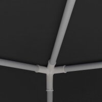 vidaXL Profi-Partyzelt 4×4 m Anthrazit 90 g/m²