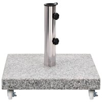 vidaXL Sonnenschirmst&auml;nder Granit 30 kg Quadrat Grau