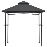 vidaXL BBQ-Pavillon 240x150x255 cm Anthrazit Stahl