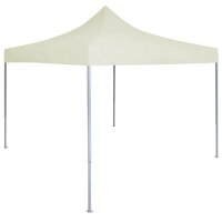 vidaXL Profi-Partyzelt Faltbar 2&times;2 m Stahl Creme